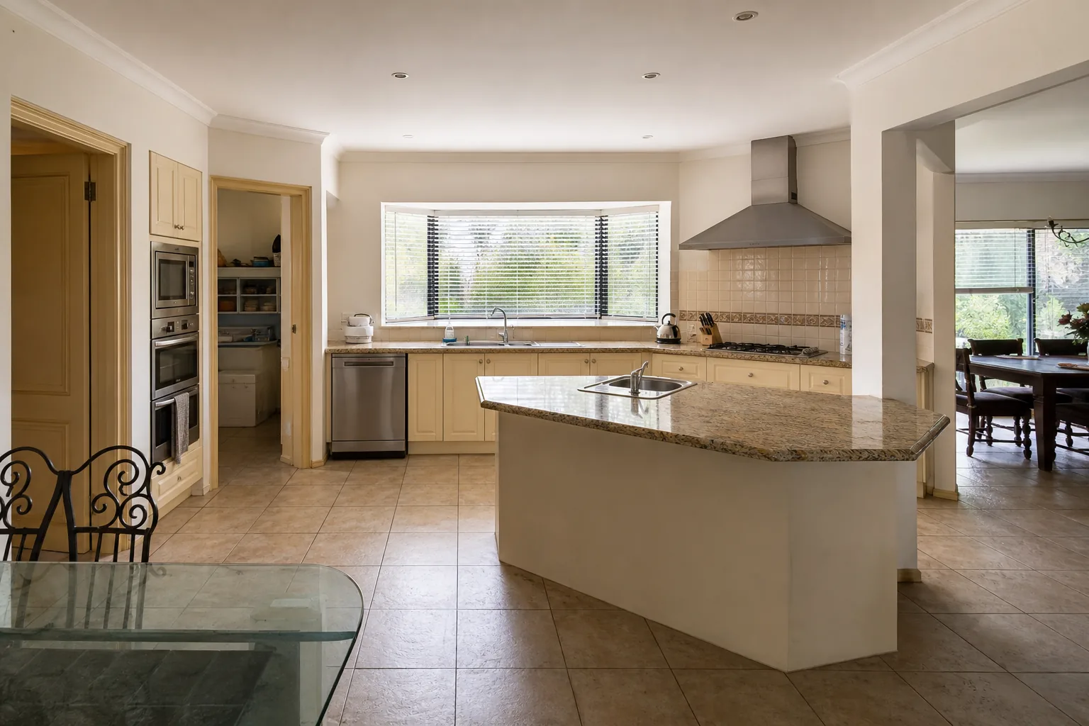 Representative large family kitchen concept before renovation